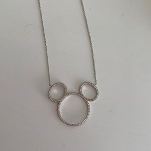 Disney Swarovski Mickey Ears Pendant Necklace